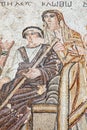 King Peleus Roman mosaic