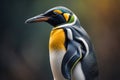 King penguin, Aptenodytes patagonicus. generative ai