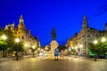 King Peter IV statue at Liberdade Square, Porto, portugal Royalty Free Stock Photo