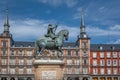 King Philip III (Felipe III) statue at Plaza Mayor - Madrid, Spain Royalty Free Stock Photo