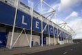 The King Power Stadium is home to Leicester City Football Club in Leicestershire Royalty Free Stock Photo