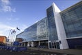 The King Power Stadium is home to Leicester City Football Club in Leicestershire Royalty Free Stock Photo