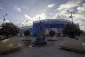 The King Power Stadium is home to Leicester City Football Club in Leicestershire Royalty Free Stock Photo