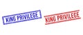 Rubber Textured KING PRIVILEGE Seal with Double Lines