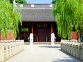 King Qian`s Temple of Hangzhou Royalty Free Stock Photo