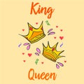King and queen crown style collection