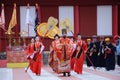 King and Queen in festival of Shuri castle