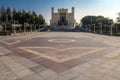 King Rama I monument, It`s located at Phra Phuttha Yodfa Bridge