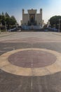 King Rama I monument, It`s located at Phra Phuttha Yodfa Bridge