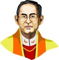 King Rama IX of Thailand Bhumibol Adulyadej