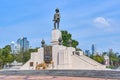 King Rama VI Monument in Lumpini Park, Bangkok Royalty Free Stock Photo