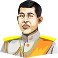 King Rama X of Thailand Maha Vajiralongkorn Royalty Free Stock Photo