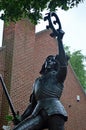 King Richard III statue outside Leicester Cathedral