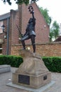 King Richard III statue outside Leicester Cathedral