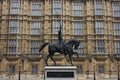 King Richard the Lionheart statue, London, England Royalty Free Stock Photo