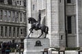 King Robert the Bruce statue. Aberdeen, Scotland, UK.