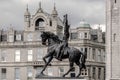 King Robert the Bruce statue. Aberdeen, Scotland, UK.