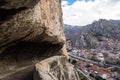 King Rock Tombs in Amasya Royalty Free Stock Photo