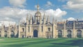 King`s College Cambridge, Cambridgeshire, United Kingdom Royalty Free Stock Photo