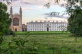 King`s College, Cambridge, England Royalty Free Stock Photo