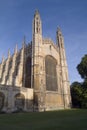 King's College Chapel, Cambridge. East front. Royalty Free Stock Photo