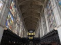 King`s College Chapel Interior Royalty Free Stock Photo