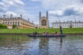 King`s College and King`s College Chapel, late Perpendicular Gothic English architecture, Cambridge, England Royalty Free Stock Photo