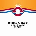 King's Day Celebrate Vector Template Design Illustration Royalty Free Stock Photo