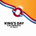 King's Day Celebrate Vector Template Design Illustration Royalty Free Stock Photo