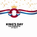 King's Day Celebrate Vector Template Design Illustration Royalty Free Stock Photo