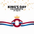 King's Day Celebrate Vector Template Design Illustration Royalty Free Stock Photo