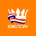 King's Day Vector Template Design Illustration Royalty Free Stock Photo