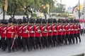 King`s guard of Thai Royal Army