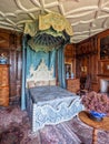 The King`s Bedroom, Burton Agnes Hall, Yorkshire, England. Royalty Free Stock Photo