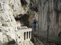 King`s walk caminito del rey costa del sol malaga andalucia spain