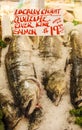 King Salmon at Market Royalty Free Stock Photo