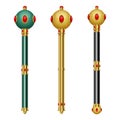 King scepter vector design illustration Royalty Free Stock Photo