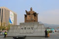 King Sejong monument Seoul Korea