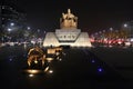 King Sejong in the night of Seoul