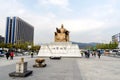 King Sejong Statue in Gwanghwamun Plaza