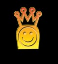 King Smiley Royalty Free Stock Photo