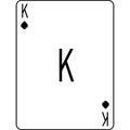 King of Spades. A deck of poker cards.