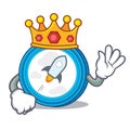 King stellar coin character cartoon