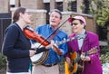 King Street Bluegrass Performers Reston Virginia Royalty Free Stock Photo