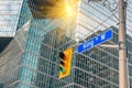 King Street Sign - Toronto downtown Royalty Free Stock Photo