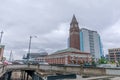 King Street Station is a train station built in 1906, with clock tower as the local landmark Royalty Free Stock Photo