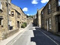 View along, King Street in, Pateley Bridge, Harrogate, UK