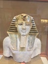 King Thutmose III Face Sculpture Egyptian Museum