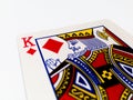 King Tiles / Diamonds Card with White Background