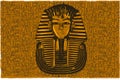 A illustration king tutankhamen egyptian death mask